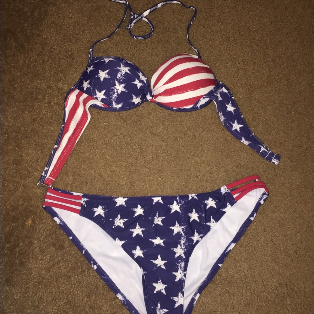 American flag bikini